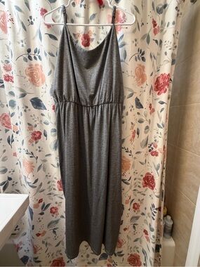 Old Navy Gray Sleeveless Maxi Dress